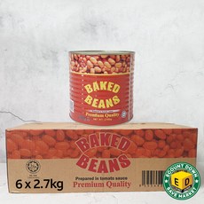 썬큐 베이크드빈스 2700g x 6개 박스, 2.7kg