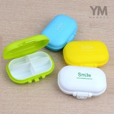 휴대용 4칸 다용도 수납케이스 휴대용소품통 여행용, 1개, 랜덤