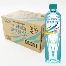 台塩海洋 鹼性離子水 榮獲國際金獎肯定, 24個, 600ml