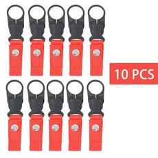 물병 홀더 클립 벨트 아웃도어 버클 웨빙 캐리비너, 1세트, RED-10PCS