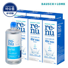 리뉴 후레쉬 렌즈 세정액, 500ml, 6개