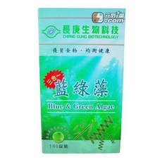 長庚生物科技 藍綠藻 螺旋藻 180錠裝, 1個