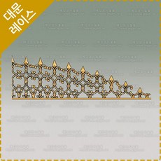 대문장식 주택대문 주물대문장식 대문제작 대문레이스 HSG-226B, 1개