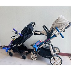 플라워허니B 유모차 마이크로 킥보드 거치대, 1개, 레드