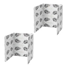 아리코 가스레인지 인덕션 오염방지 가림막 화이트, 84.5cm, 2개