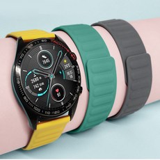 에버원 갤럭시 워치8 워치7 워치6 워치5 워치4 클래식 40mm 44mm 47mm 20mm 22mm 시계줄 스트랩 마그네틱, 레드