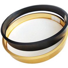 캔버스액자 틀 원형 라운드 60cm 유화 브러 후면 우드 외부 지름 골드 + 캔버스액자틀, J. 60cm 액자+뒷판+유리+부속품