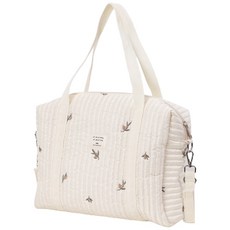 韓版刺繡媽媽包多功能收納提袋 - 輕巧時尚媽咪必備，寢具棉被收納袋