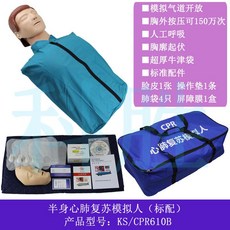 심폐소생술 실습 인형 훈련 CPR 교육 마네킹 모형 연습 더미 애니, A. 상반신+액세서리+가방