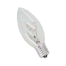 일광 백열램프 촛대구 E17 40W 전구색 투명, 단품, 1개