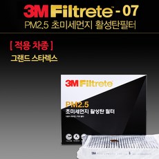 그랜드 스타렉스 에어컨 필터 3M 활성탄 6207 초미세먼지 히터 자동차 차량용, 1개