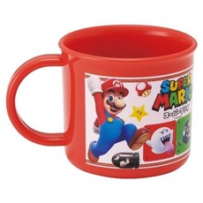 닌텐도 슈퍼마리오 핸들컵 200ml 항균+ 물컵 양치컵 gra*98355Kc