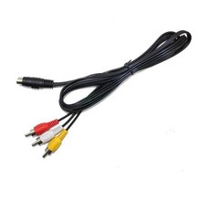 勁昕科技 S端子轉3RCA影音傳輸線, 1個