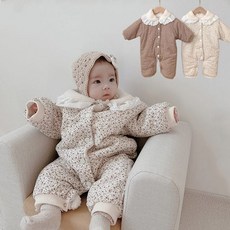 작은꽃레이스카라양털기모아동 우주복205013 한필e마트