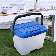 멀티바스켓 세차박스 18리터 세차물통 세차용품 정리 세차바스켓, 투명