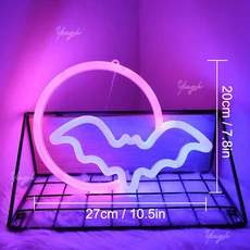 LED 밝은 네온 불빛 밤 게임 패드 화재 문 스타 로그인 모델링 램프 룸 벽 예술 장식 도매 크리스마스 생일, 04 Style 2
