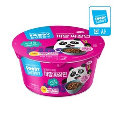 푸디버디 까망짜장면 컵, 91g, 1개