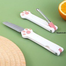 去皮神器 鋒利不銹鋼折疊水果刀 家用便攜隨身瓜果刀 輔食廚房多功能削皮刀具, 1個, 60°以上,128mm