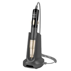 네일 드릴 펜 비트 무열 파일 휴대용 무선, 1개, 1. gray