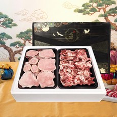 국물이 끝내주는 한우 사골 잡뼈 혼합 선물세트 곰탕용 4kg, 1