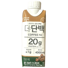 빙그레 더단백 커피맛 완전 단백질 드링크, 250ml