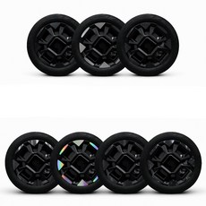 [그라피카] 더뉴 카니발 KA4 19인치 휠스티커 휠마스크 차량 튜닝 자동차 인테리어 용품, /02/ - [글로시 화이트]