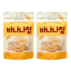 상명농산 영양간식 바나나칩, 400g, 2개