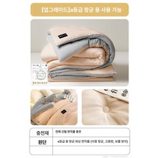 이불종류 겨울 차렵이불 SS 사계절 극세사 먼지없는이불, 항균 웜베이지
