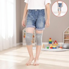 주니어 무릎보호대 2p 유아 어린이 키즈 축구 성장통 무릎아대, 1개, DSAM 핑크_M