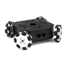 4WD 옴니 휠 로봇 자동차 암 섀시 Ps2 무선 핸들 프로그래밍 RC DIY 키트 장애물, A, Metal wheel chassis
