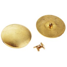 네일 스크류 라운드 헤드 스터드 나사 보석 장식, 합금, 황동, 1개