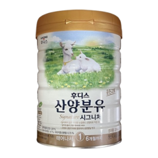 일동후디스 시그니처 산양분유 1단계, 800g, 4개