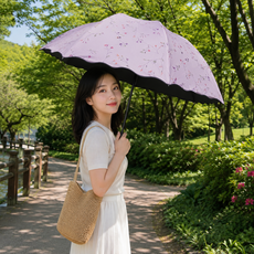 자외선 99.9% 차단 암막 우양산+파우치 달리온
