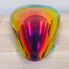 MT COSMO 3/4罩安全帽替換鏡片，多層膜多色可選，實體店現貨，夜間可視, 多層膜紅