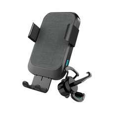 Oweida QX250 自動感應無線快充車用手機支架，手機靠近自動夾緊，穩固支撐，多角度調節