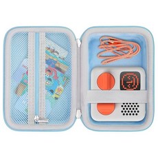 RAIALL Yoto Mini (2024 에디션) 아동용 블루투스 오디오 플레이어용 휴대용 케이스 미니 라디오 플레이어 하드 홀더 카드 여행 케이스 가방 어린이 오디오북, 블루