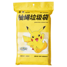 StarR 피카츄 미니 쓰레기 봉투 8개입, 1개, 1.6L