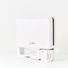 루카 타이머 2구 전기 샌드위치 와플 메이커, 화이트(luka-wa002)