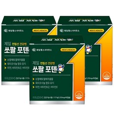 제일 쏘팔메토 미국직수입 3개월분 로르산115mg 최대함량, 3개, 90정