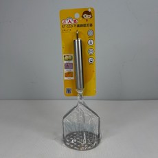 430不鏽鋼壓泥器 食品搗碎器 搗蒜器 搗泥器 擠蒜器 擠壓器 壓馬鈴薯泥, 1個