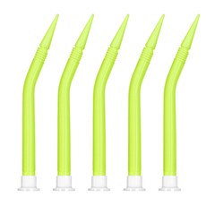 철공자 기본 각도 롱 프리미엄 실리콘 노즐, 5세트