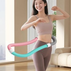 HAM 접이식 무소음 훌라후프, 1개, 삼색 패치워크, 1.5kg