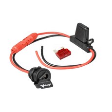 카약 보트 태양광 패널 플러시 마운트 10AWG 18인치 V-SAE 1060M을 위한 맥시 퓨즈 방수 SAE 퀵 커넥트가 장착된 전압 SAE 패널 마운트 커넥터 소켓, 01 Black
