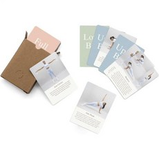Luckies of London Ltd 차분한 클럽 | 운동 카드 52 가정용 기구 피트니스 액세서리 7가지 홈 헬스 셀프 케어 루틴이 포함된 덱 여성을 위한 동기 부여 및 체, Exercise Cards