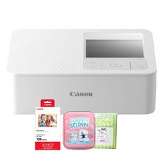 캐논 포토프린터 셀피 CP1500 + 캐노니 한정판 패키지(포토앨범 전용파우치) + RP-108 용지, 화이트