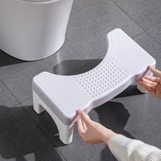 변기 계단 디딤대 스텝 스툴 계단식 의자 발 받침대, 그레이, 1개