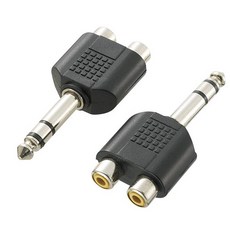 (주)승원전자 SW0017_ST5.5(M)-RCA(F) Y젠더 RCA플러그를 5.5스테레오 플러그로 변환해주는 Y젠더, [인기품목] SW0017