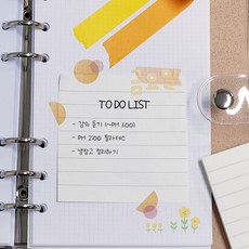 부착 메모지 80매 무지, 단품