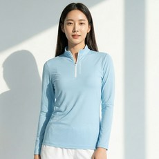 <투엘라> 여성 쿨링 집업 긴팔 티셔츠_등산 일상 아이스무드