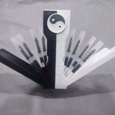 創意劍匣筆筒文具盒, 太極黑白【送八隻筆】, 1個